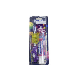 KIT NIÑOS CEPILLO + CREMA X 70 GR + PROTECTOR ORAL PLUS