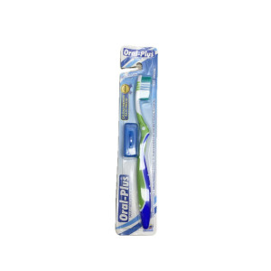 CEPILLO DENTAL 400 TEXTURA MEDIA ORAL PLUS CAJA X 1 UNIDAD 