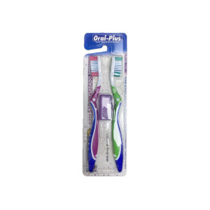 CEPILLO DENTAL SUPER 510 TEXTURA MEDIA ORAL PLUS CAJA X 2 UNDS 