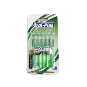 CEPILLO INTERDENTAL FLEX ORAL PLUS X 5 UNIDADES