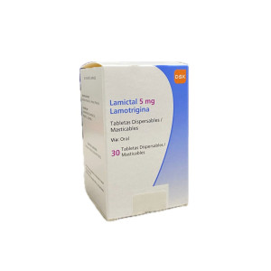 LAMICTAL 5 MG CAJA X 30 TABLETAS 