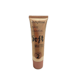 BASE LIQUIDA RUBY ROSE SOFT MATTE BEGE #2 X 29 ML