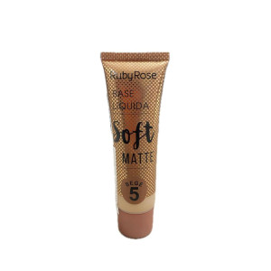 BASE LIQUIDA RUBY ROSE SOFT MATTE BEGE #5 X 29 ML