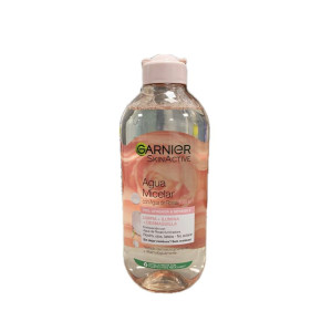 AGUA MICELAR GARNIER CON AGUA DE ROSAS FRASCO X 400 ML 
