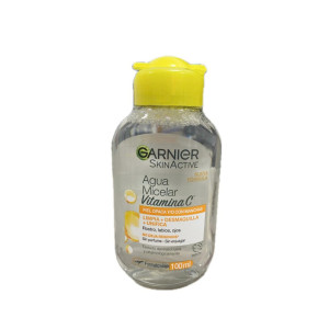 AGUA MICELAR GARNIER CON VITAMINA C  FRASCO X 100 ML 