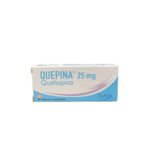 QUETIAPINA 25 MG CAJA X 30 TABLETAS HUMAX