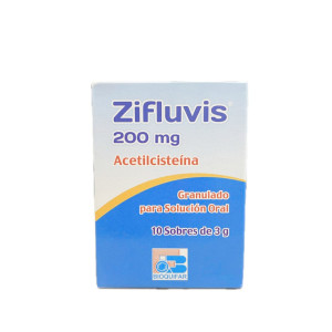 ZIFLUVIS 200 MG CAJA X 10 SOBRES GRANULADO DE 3 GR C/U 