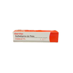 SULFADIAZINA DE PLATA 1% CREMA TUBO X 30 GR GENFAR