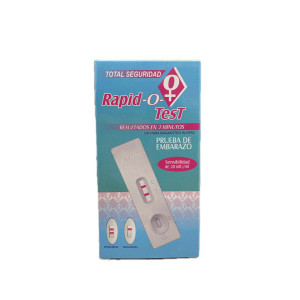 PRUEBA DE EMBARAZO RAPID-O- TEST CAJA X 1 UNIIDAD