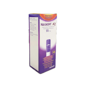 NASACORT-AQ SPRAY NASAL 55 MCG FRASCO X 120 DOSIS