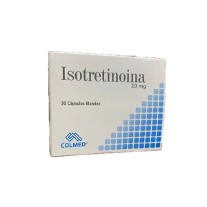 ISOTRETINOINA 20 MG CAJA X 30 CAPSULAS COLMED 