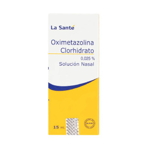 OXIMETAZOLINA LS CLORHIDRATO SOLUCION NASAL 0.25% FRASCO X 15 ML