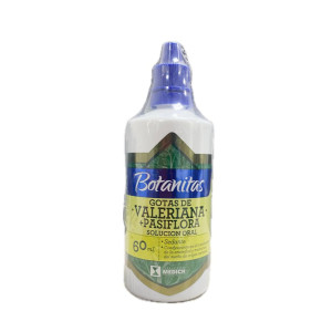 GOTAS DE VALERIANA+PASIFLORA SOLUCION ORAL FRASCO X 60 ML MEDICK
