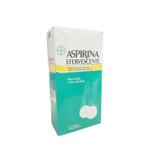 ASPIRINA EFERVESCENTE 500 MG CAJA X 50 TABLETAS