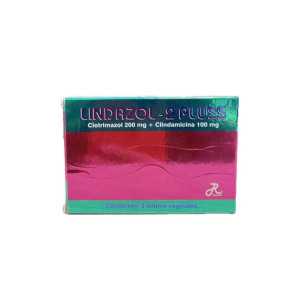 LINDAZOL-2 PLUSS OVULOS VAGINALES CAJA X 3 UNDS