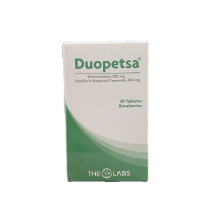 DUOPETSA 200MG+300MG CAJA X 30 TABLETAS RECUBIERTAS 