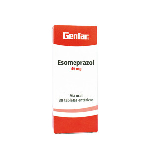 ESOMEPRAZOL 40 MG CAJA X 30 TABLETAS GENFAR
