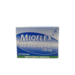 METOCARBAMOL 750 MG CAJA X 20 TABLETAS LABINCO