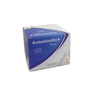 ACETAMINOFEN 500 MG CAJA X 100 TABLETAS MEMPHIS