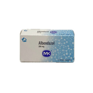ALBENDAZOL 200 MG CAJA X 2 TABLETAS MK