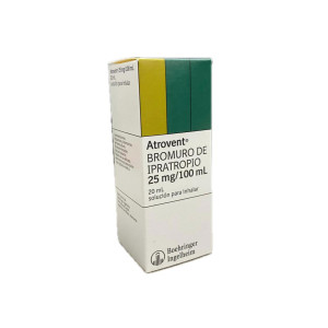ATROVENT 25MG/100ML SOLUCION PARA INHALAR FRASCO X 20 ML
