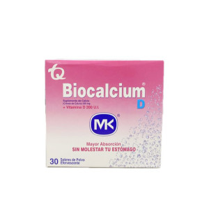 BIOCALCIUM D POLVO CAJA X 30 SOBRES MK