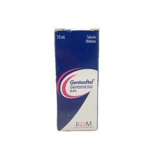 GENTOOFTAL 0.3% SOLUCION OFTALMICA FRASCO X 10 ML