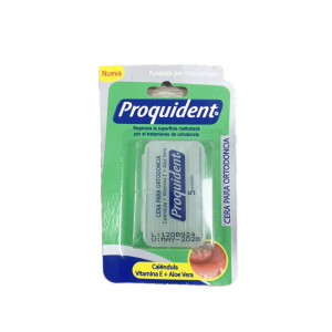 CERA PROQUIDENT ORTODONCIA CALENDULA ESTUCHE X 5 UNDS