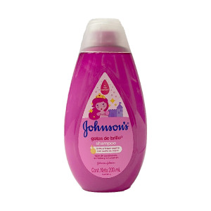 SHAMPOO JOHNSONS BABY GOTAS DE BRILLO FRASCO X 200 ML