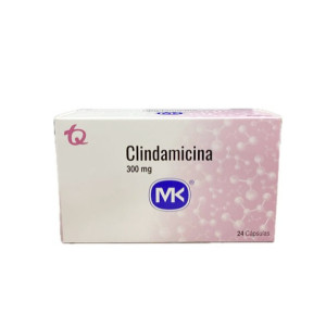 CLINDAMICINA 300 MG CAJA X 24 CAPSULAS MK