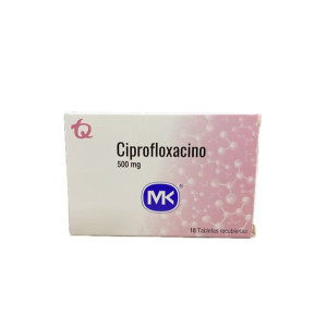 CIPROFLOXACINO 500 MG CAJA X 10 TABLETAS MK