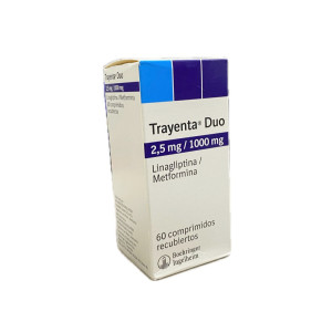 TRAYENTA DUO 2,5MG/1000 MG CAJA X 60 COMPRIMIDOS 
