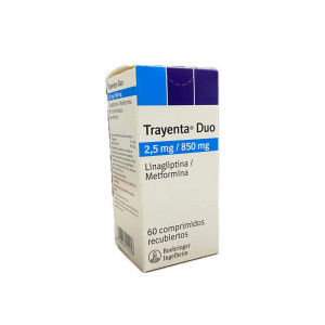TRAYENTA DUO 2,5MG/850 MG CAJA X 60 COMPRIMIDOS 