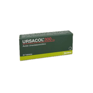 URSACOL 300 MG CAJA X 20 TABLETAS 