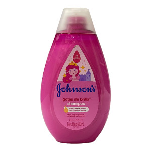 SHAMPOO JOHNSONS GOTAS DE BRILLO FRASCO X 400 ML