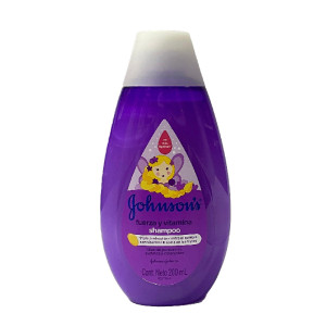 SHAMPOO JOHNSONS BABY FUERZA Y VITAMINA E FRASCO X 200 ML