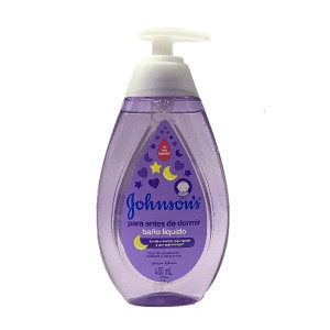 BAÑO LIQUIDO JOHNSONS PARA ANTES DE DORMIR FRASCO X 400 ML 