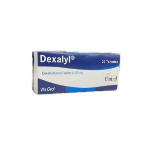 DEXALYL 0,750 MG CAJA X 20 TABLETAS 