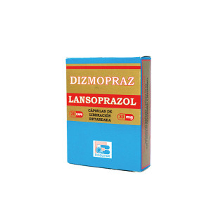 LANSOPRAZOL 30 MG (DIZMOPRAZ) CAJA X 28 CAPSULAS 