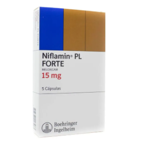 NIFLAMIN PL FORTE CAPSULA 15 MG CAJA X 5 UNDS